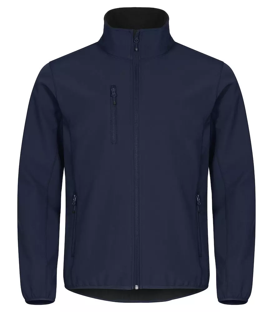 Een Clique Classic Softshell Jacket kleur Dark Nay Maat M koop je bij Omnia 4 Office