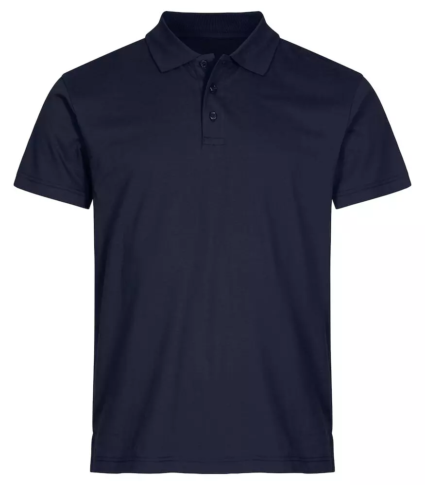 Een Clique Basic Polo kleur Dark Navy Maat M koop je bij Omnia 4 Office