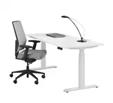 Een Slimline Zit/Sta elektrisch bureau basic 180 x 80 koop je bij Omnia 4 Office