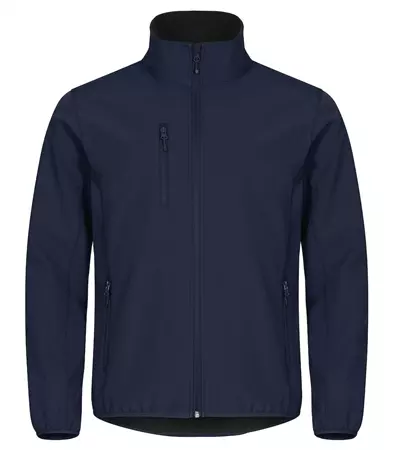 Een Clique Classic Softshell Jacket kleur Dark Nay Maat M koop je bij Omnia 4 Office