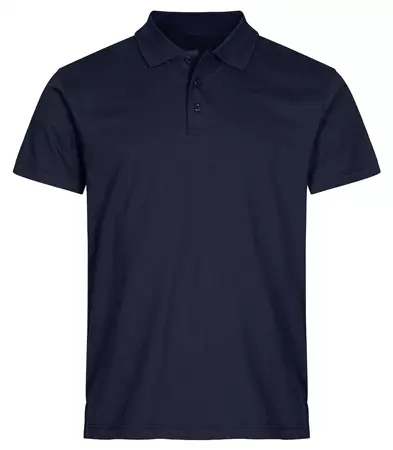 Een Clique Basic Polo kleur Dark Navy Maat M koop je bij Omnia 4 Office