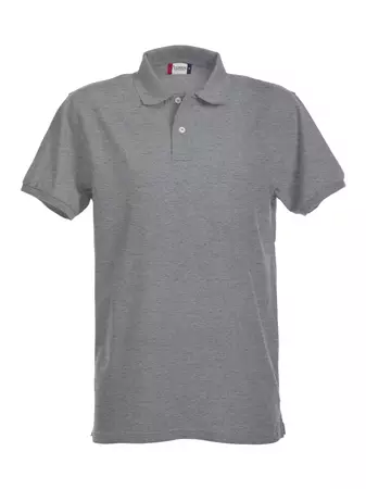 Een Clique Stretch Premium Polo grijs melange maat XL koop je bij Omnia 4 Office